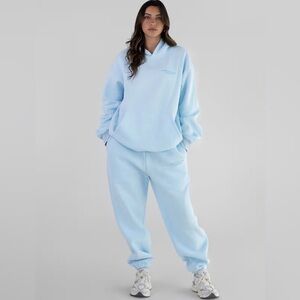 NWT - 2pc set - Comfrt cloud sweat set - baby blue size s